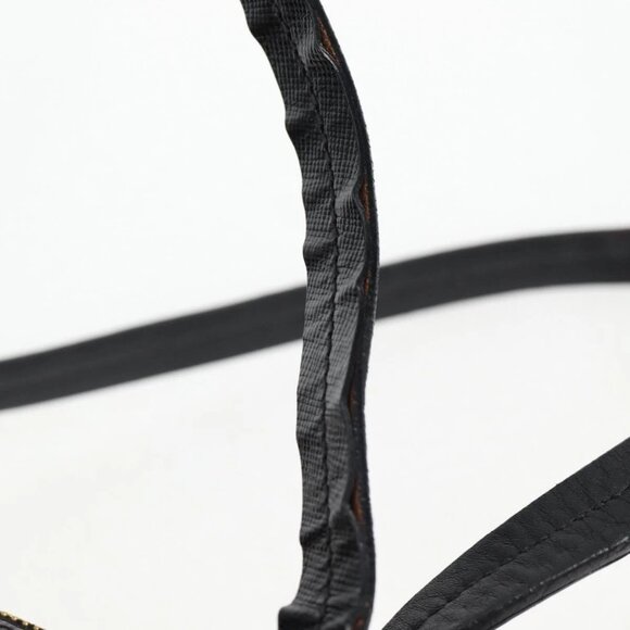 PRADA Tote Bag Nylon 2way Black Gold Auth - Picture 8 of 15